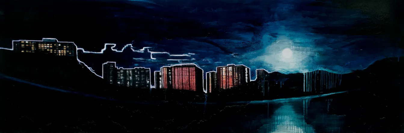 Painting by Iris Fryer