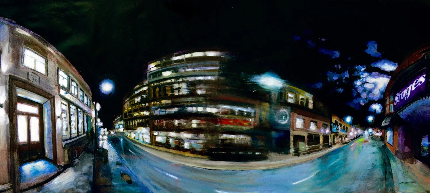 Painting by Iris Fryer