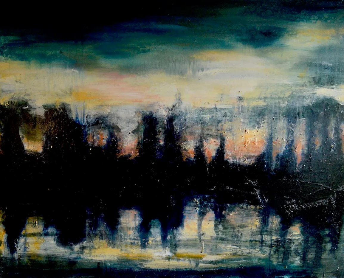 Painting by Iris Fryer