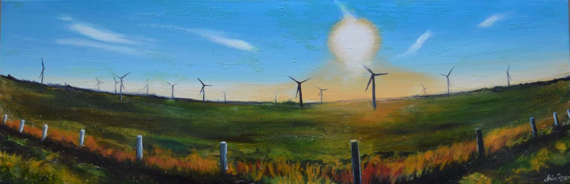 Painting by Iris Fryer