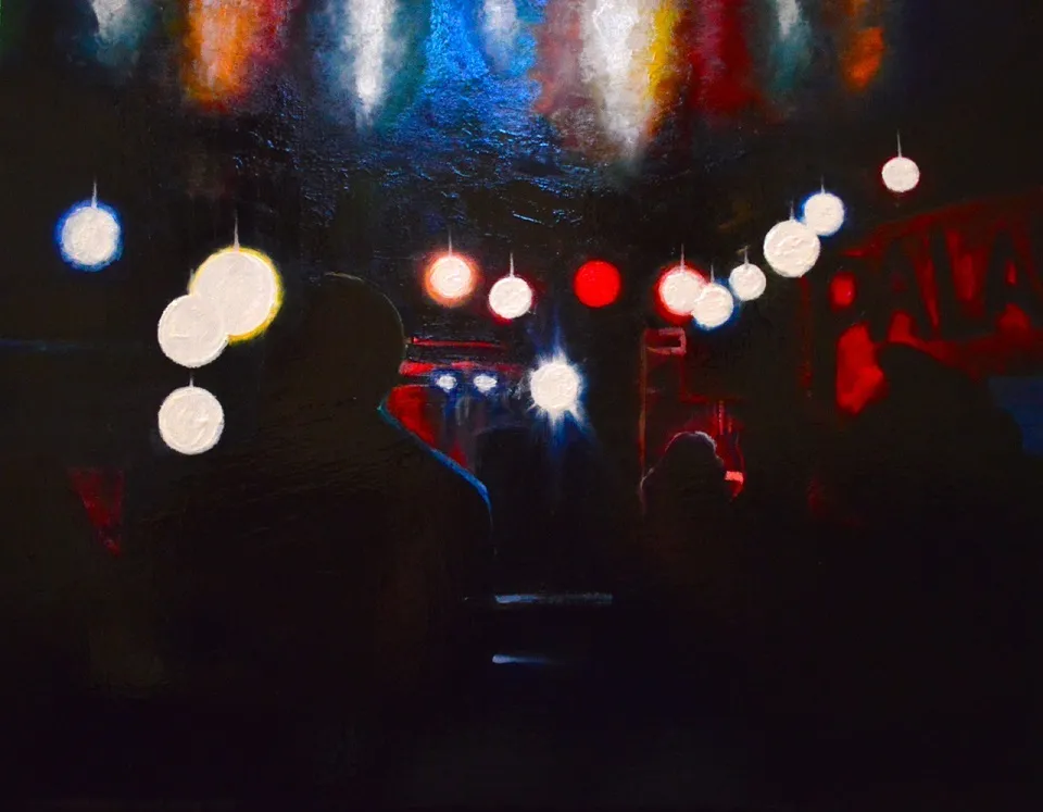 Painting by Iris Fryer