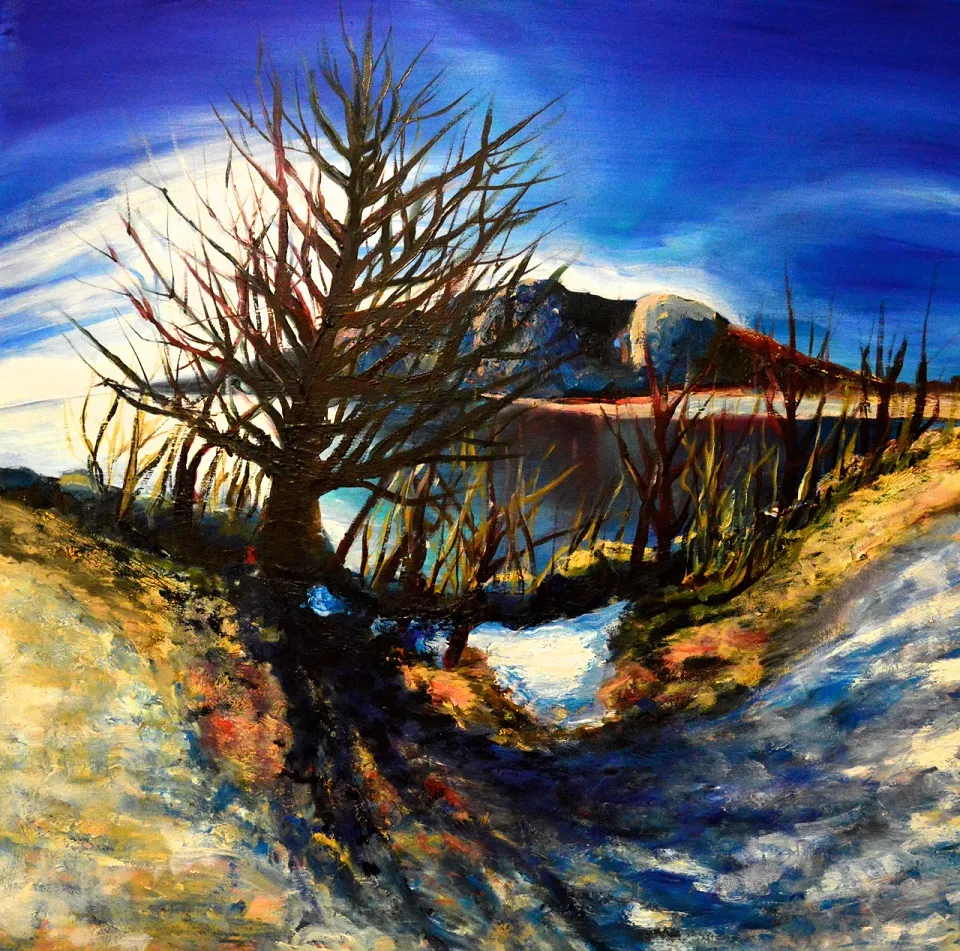 Painting by Iris Fryer