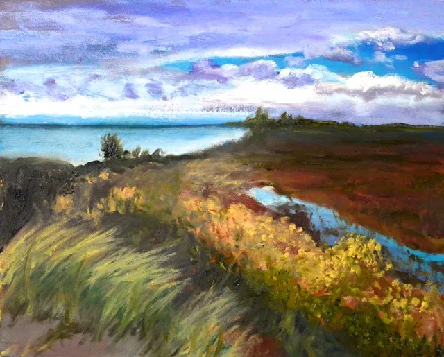 Painting by Iris Fryer