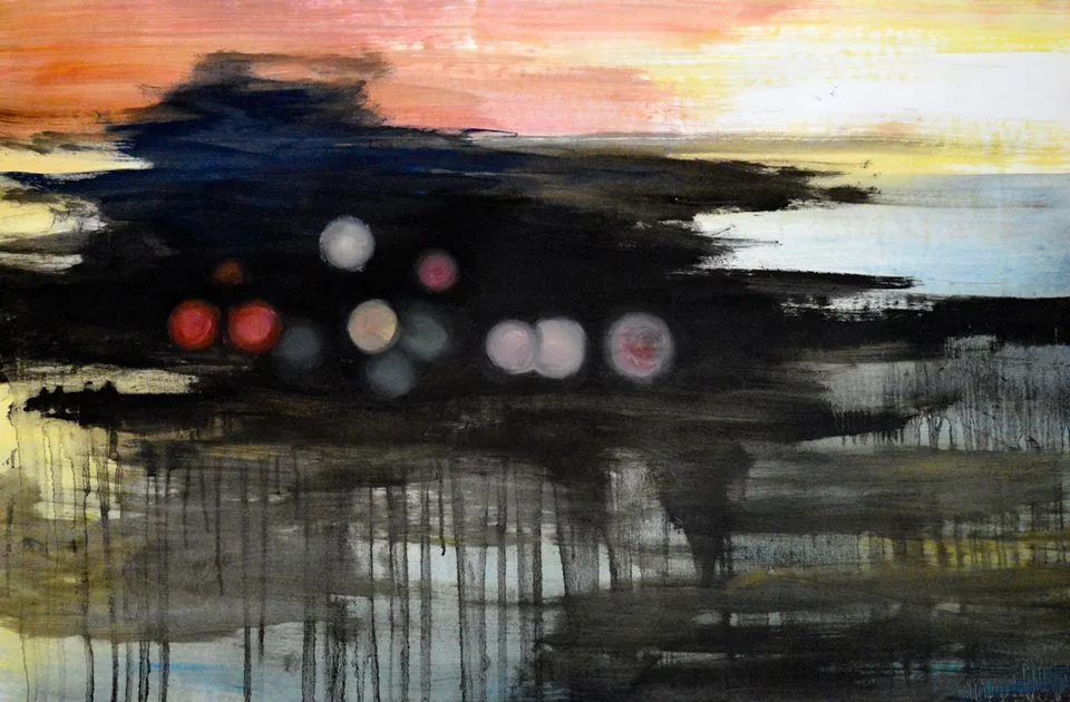 Painting by Iris Fryer