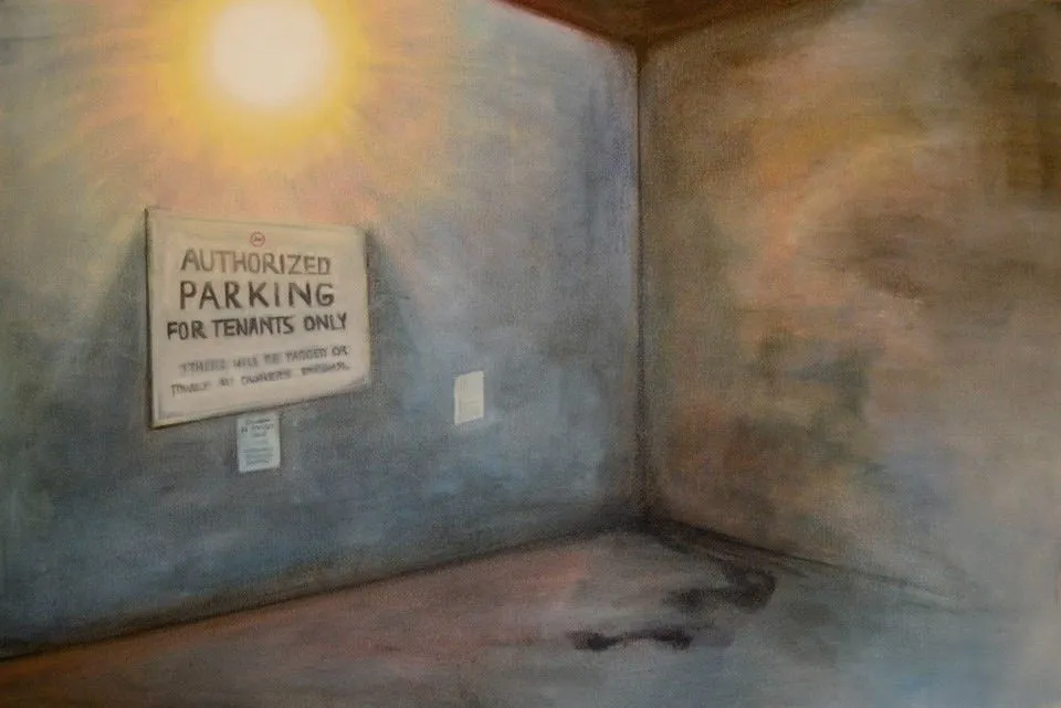 Painting by Iris Fryer