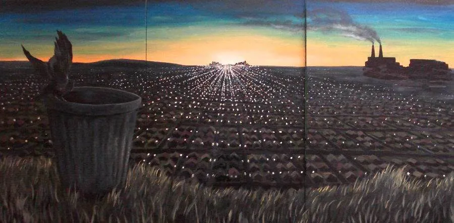 Painting by Iris Fryer