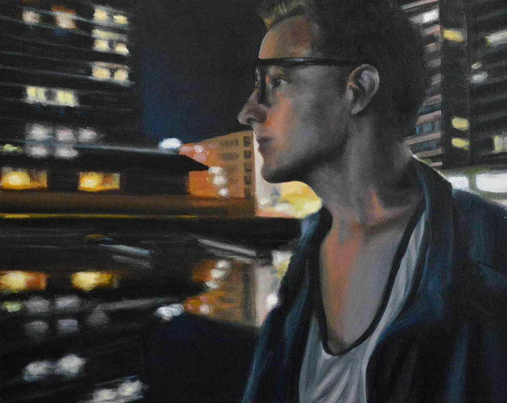 Painting by Iris Fryer