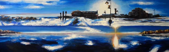 Painting by Iris Fryer