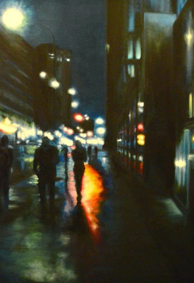Painting by Iris Fryer