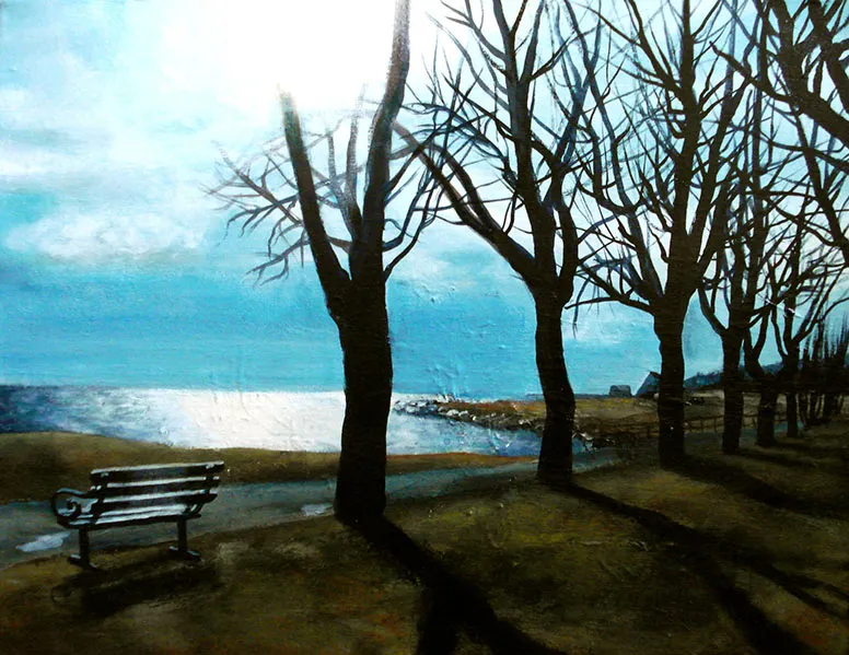 Painting by Iris Fryer