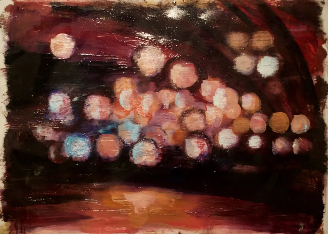 Painting by Iris Fryer