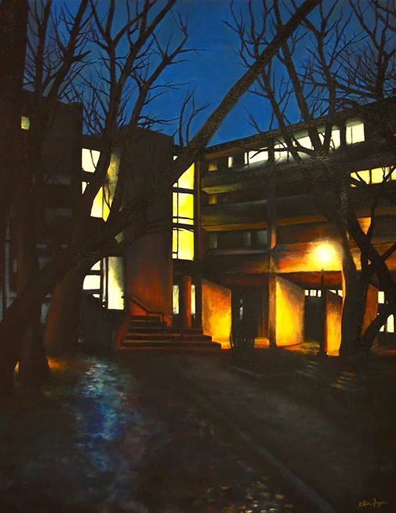 Painting by Iris Fryer